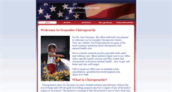 Desktop Screenshot of gonzales-chiropractic.com